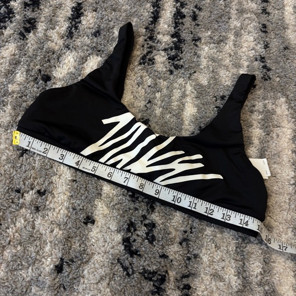 Nike Black and White Women's Logo Bikini Too Size Large - Picture 7 of 8